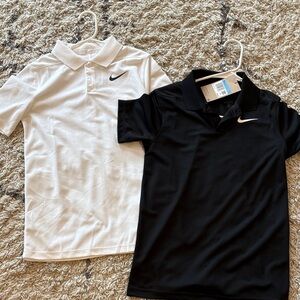 Nike Kids' Polo Shirts - Black and White Duo